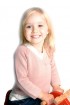 Wickelcardigan natur, hellrosa - Bamboo baby